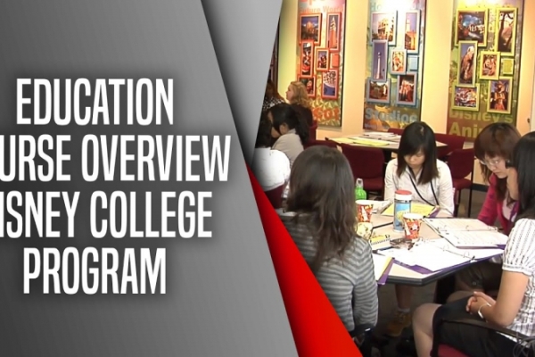 Education Course Overview Disney College Program 