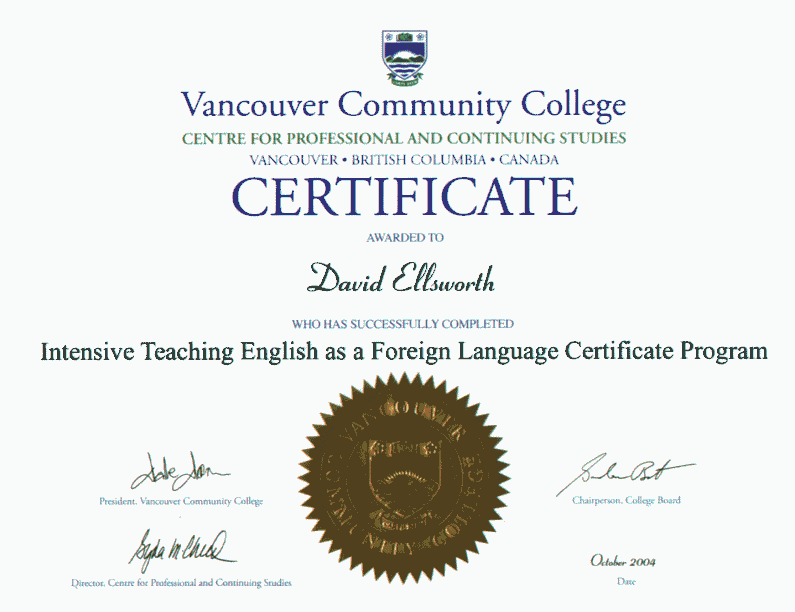 Certificate Programs